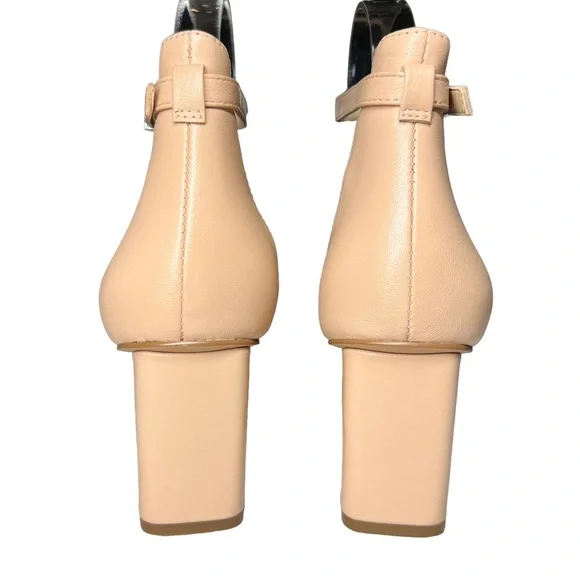 Vince Camuto Tan Nude Margry Ankle Strap Block Heel Sandal 7 - Picture 8 of 9